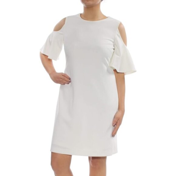 Calvin Klein Stylish cold-shoulder dress - Picture 2 of 3